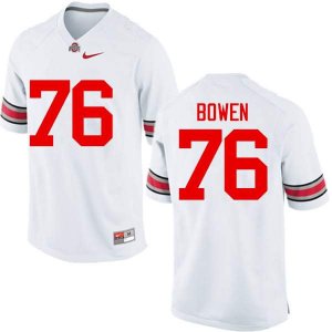 NCAA Ohio State Buckeyes Men's #76 Branden Bowen White Nike Football College Jersey FVX1645EE